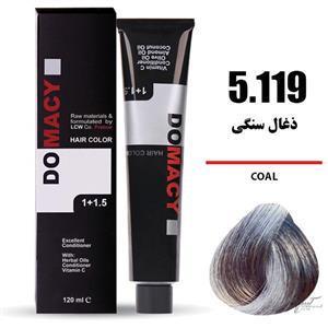 رنگ مو دوماسی ذغال سنگی شماره 5.119 حجم 120 میلی لیتر