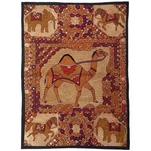رومیزی سوزن دوزی ابریشم دیوار کوب کد GHAAB35