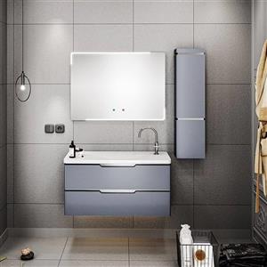 کابینت روشویی دیواری 601A آبی لوکس کابین