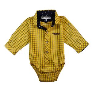زیر دکمه دار آستین بلند کانگورو مدل Yellow کد 001