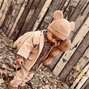 کلاه تدی گوشدار بچگانه کد1