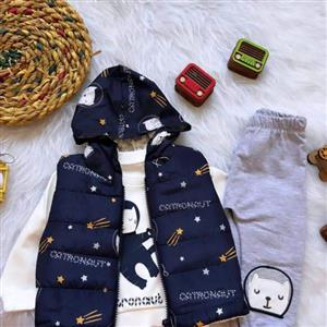 ست پافر و بلوز شلوار گرم نوزادانه اصل ترک برند بیبی های Baby hi🇹🇷