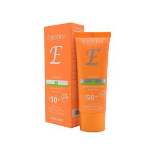 کرم ضد آفتاب رنگی +SPF50 اوی سان پوست چرب اویدرم