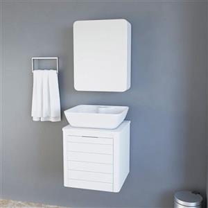 کابینت و روشویی مدل lux1140 به همراه اینه و باکس